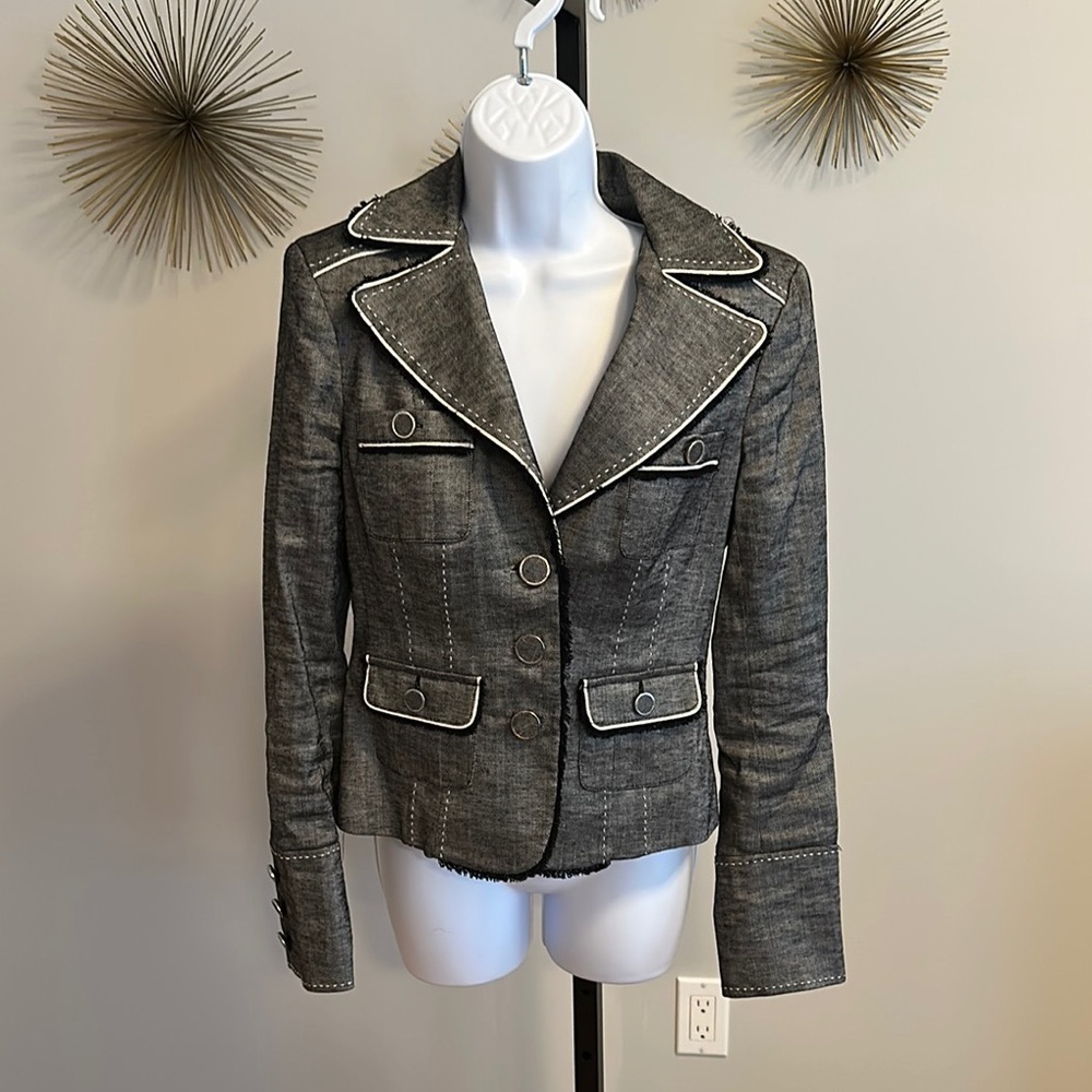 Bebe Women's Gray Blazer Jacket​